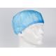 Anti Dust Medical Surgical Cap Hat Head Cover , Mob Bouffant Cap Doctor Nonwoven Cap