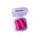 Lightweight Rose Red Color Sound Proof Ear Plug With Square Box