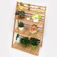 Customized Foldable Wooden Plant Stand , 4 Layer Bamboo Plant Pot Holder
