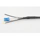 IP67 Outdoor Fiber Optic Patch Cable Duplex Armored LC CPRI Customized Length