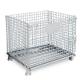 Galvanized Wire Mesh Cages , Collapsible Stacking Metal Storage Cage Anticorrosion