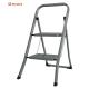 Non Slip Metal Folding Step Stool Skip Resistant Metal 2 Step Stool