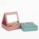 Colorful Small Rigid Magnetic Gift Box , Decorative Gift Boxes With Mirror Insert