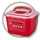 6 Litre Sharps disposal container, Sliding Lid, Red,Sharps Container  | WinnerCare