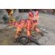 Artificial Amusement Park Realistic Animatronic Dinosaur , Mechanical Dinosaur