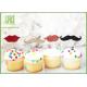 Little Man Mustache Cupcake Toppers Cake Decorating Tools 150mm Length