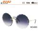 New style sunglasses like a flower shape of the rims,made of metal,suitable for men and women
