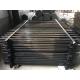 Black Interpon Powder Coated Falt Top Tubular Steel Fencing Panels 1800mm x 2350mm