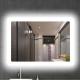 800x600mm Rectangle Bathroom Mirrors 4mm Thick Aluminum Frame