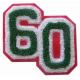 Adhesive Back Chenille Embroidery Patches Non Woven Small Chenille Letters