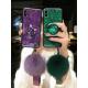 Bling Marble Plush Ball Cell Phone Protective Covers For IPhone 12 Pro Max 11 XS