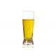 Clear Elongated Body 350ml Lead Free Crystal Beer Glasses For Restaurant