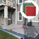 Outdoor Interlocking Pp Pvc Vinyl Sports Half Court Flooring Tile For Basketball Court