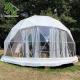 2022 Outdoor Family Garden Glamping Dome House 6m Dome Tent with Bathroom