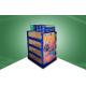 Four Shelf Double - face - show cardboard floor display stands for Lady Bag