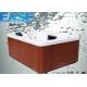 220V / 16A acrylic shell whirlpool massage outdoor portable spas hot tubs for 3-4 adults