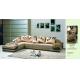African Modern  Leather  and  Fabric Sofa A.213