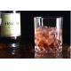 Round Short Cool Whiskey Tumblers , 220ml Small Size Crystal Whiskey Glasses