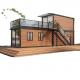 Contemporary Design Style Steel Structure Portable Prefab Folding Container House