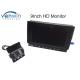 9 Inch HD rear view camera monitor with 3CH 1080P / 720P / Analog Cameras