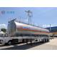 50CBM Aluminum Fuel Tank Trailer For Long Distance Delivery