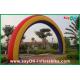 Promotional Rainbow Inflatable Arch Christmas Inflatable Archway W7m * H4m