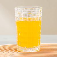 12 Ounce Glass Drinking Cups 342ml Transparent Cut Crystal Highball Glasses