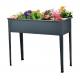 60x30cm 100x30cm 100x40cm Raised Metal Elevated Metal Planter Box With Legs