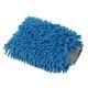 Blue color high quality double side microfiber chenille car cleaning detailing house cleaning wash mitts/gloves