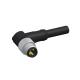 Right Angle Shielded M8 Waterproof Connector 3 Pins Male Molded Cable