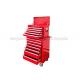 Red Garage 14 Drawers 680mm 27 Inch Tool Cabinet Combo On Wheels