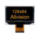 2.4 OLED Display Module Yellow Blue Or White Characters In Black Background