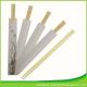 24cm Twins Reusable Bamboo Chopsticks Sushi 5.0mm Thickness Customized