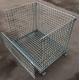 Custom Size Stacking Pallet Racks , Industrial Wire Containers For Bulk Materials Handling