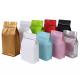 Custom logo coffee beans plastic zipper bag self-sealing coffee pouch with air valve