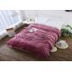 Super Soft Colored Solid Flannel Blanket For Bed Sheets Jacquard Honeycomb Style