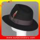 5880477 Sun Accessory customized  winner  fashion 100% wool felt fedora hats, unisex hats and caps wholesaling