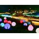 LED luminescent round ball lamp spherical landscape park scenic area courtyard grass lawn beautiful display bright lamp