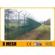 Industrial Metal H 2700mm No Climb Security Fence Corrosion Resistant