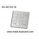 Vandal resistant Industrial Metal Numeric Keypad 4x4 16 keys design