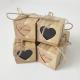 5x5cm Bonbonniere Wedding Favour Gift Boxes With Rope