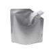 Customized Shape and Printed Screw top Cap Reusable Aluminum Foil Stand Up Pouch With Spout