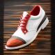 Anti Slip Anchor Personalised Golf Shoes PU Leather Upper