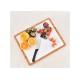 Non Toxic Thick Wooden Chopping Board Natural Color With 6 Flexible Cutting Mats