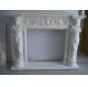 Carved Nude Woman Stone Fireplace Sculpture