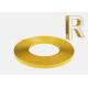 Metal Stainless Steel With Yellow Color Letter Advertising Sign For Airport Plastic Trim Cap