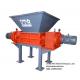 double shaft shredder / solid waste solved / two rotors crusher / 2 engines shredder for waste crushing and recycling