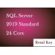 24 Core SQL Server 2019 Standard Edition Key Unlimited User Available