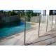 Glaverbel Annealed Glass Pool Fencing Building With 19mm Glass Cabinets