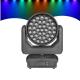 37x15W RGBW 4 In 1 Stage Wash Lighting LED Zoom Moving Head Light